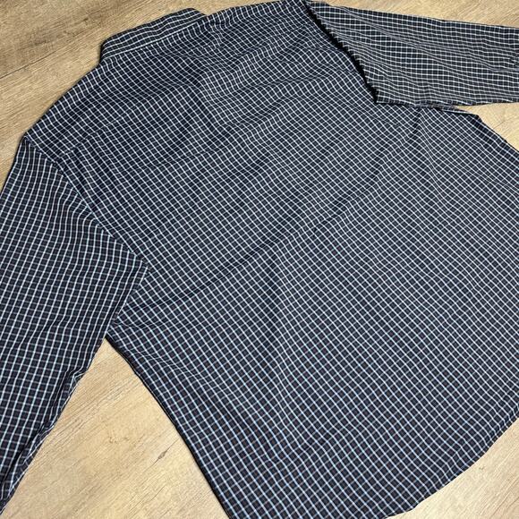 PETER MILLAR Crown Sport Summer Comfort Shirt Plaid Check Nylon Golf Club XXL - Picture 6 of 9